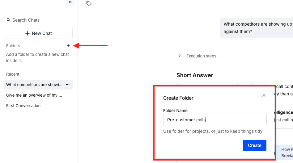 Create folder