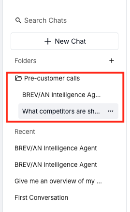 View conversation in folder